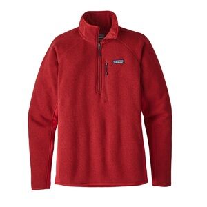 Patagonia Men's 1/4-Zip Performance Better Sweater - Red